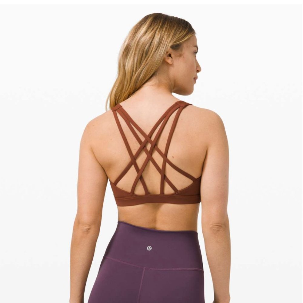 Lululemon Free To Be Serene Bra - Dark Terracotta